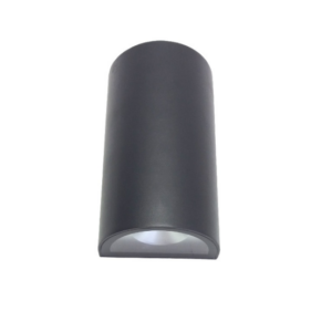 2x6W bidireccional medio cilindro IP54 aluminio 3000K LED-WL5101