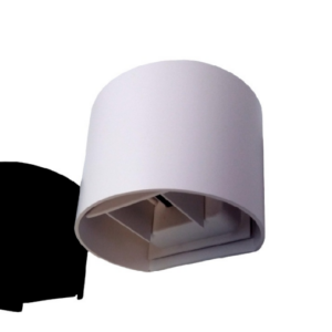 Bi-direccional curvo aluminio IP65 3000K WT3346R 2X3W — Apliques