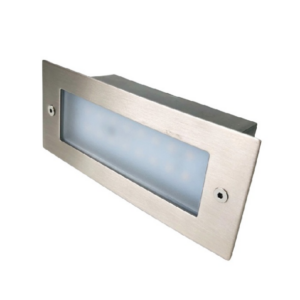 BT2854 Rectangular 16 LED acero — Apliques