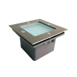 BT2856A Cuadrado 16 LED tapa acero 3000K — Apliques