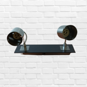 Spot acero base de madera doble 3255-9 — Spots