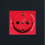 Tomacorriente Schuko Rojo-1 — Modulos tomacorrientes