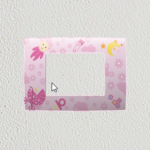 Plaqueta 3M estampa rosa -3 — Plaquetas colores