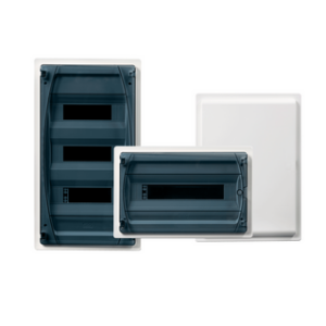 Cajas de distribución IP40 de Empotrar con puerta plástica