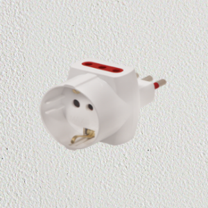 Adaptador Múltiple 2 + Schuko a ficha 3L — Adaptadores