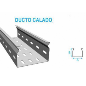 Ducto calado D90502 — Bandejas Metalicas