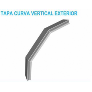 Tapa curva vertical exterior