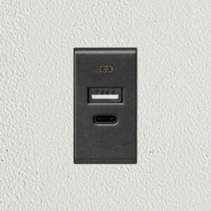CARGADOR USB 3A DOBLE PUERTO A + C — Módulos Conectividad