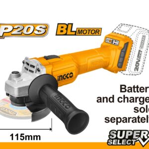 AMOLADORA A BATERIA 20V S/BATERIA Cod. ING_CAGLI20157